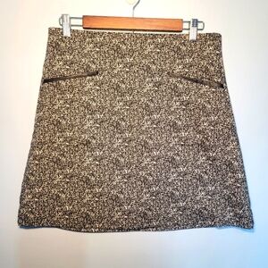 Roz &‎ Ali Black Knee length Skirt With Front Pockets Womens Size MP